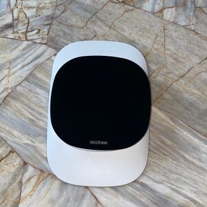 Ecobee Smart Thermostat Wi-Fi Programmable with Wall Plate Black EB-STAT-02